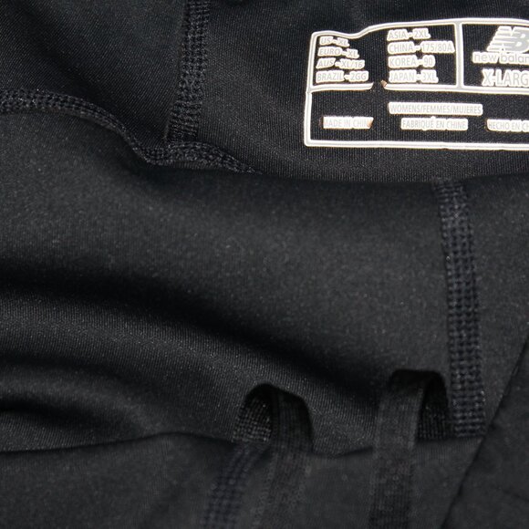 Black New Balance Running Shorts Size XL Worn 1 Time - Picture 2 of 3